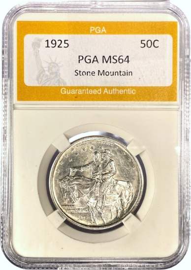 1925 Stone Mountain 50C PGA MS64