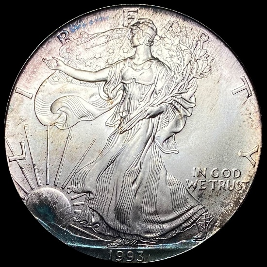 1993 Silver American Eagle $1 GEM BU