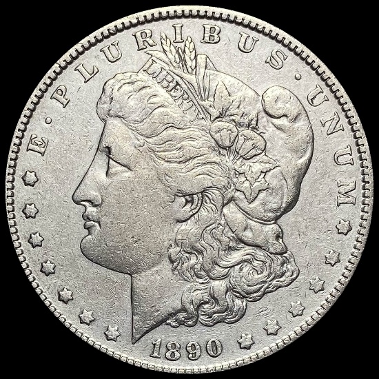 1890-S Silver Morgan Dollar LIGHTLY CIRCULATED