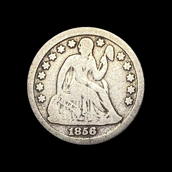 1856-O Seated Liberty Dime NICELY CIRCULATED