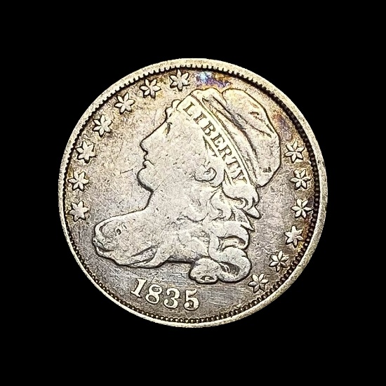 1835 Capped Bust Dime NICELY CIRCULATED