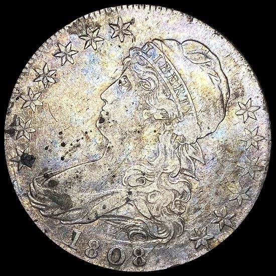 1808 Capped Bust Half Dollar NICELY CIRCULATED