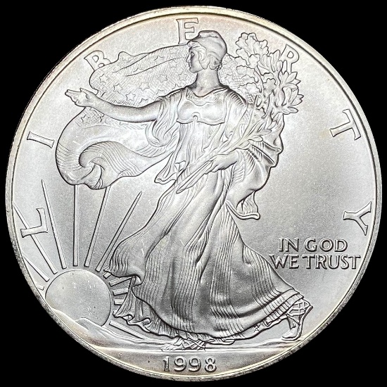 1998 Silver American Eagle $1 GEM BU