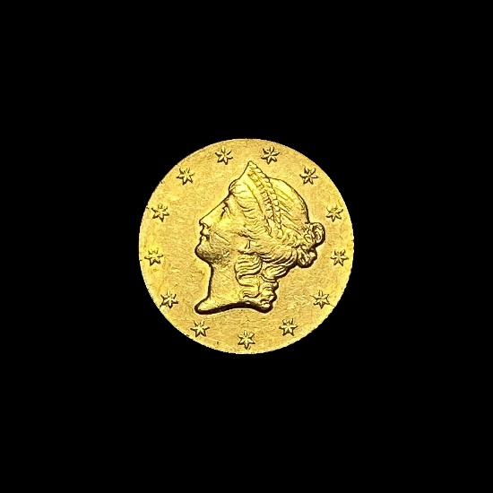 1853 Gold $1 Type 1 CLOSELY UNCIRCULATED