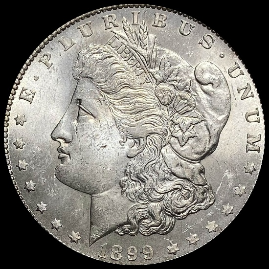 1899-O Silver Morgan Dollar GEM BU