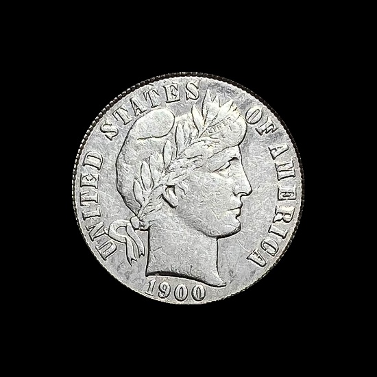 1900-O Silver Barber Dime CLOSELY UNCIRCULATED