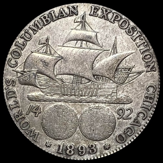 1893 Columbian Exposition Half Dollar NEARLY UNCIRCULATED