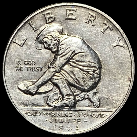 1925-S Silver California Jubilee Half Dollar UNCIRCULATED