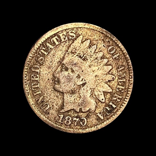 1870 Indian Head Cent NICELY CIRCULATED