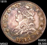 1819 Capped Bust Quarter CHOICE BU