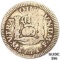 1771Mo F Mexico Silver 1/2 Reales LIGHTLY CIRCULATED
