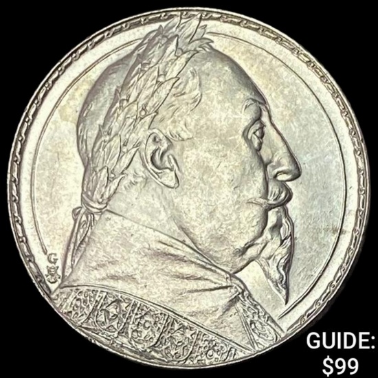 1932 Sweden Silver 2 Kroner Gustaf II Adolf UNCIRCULATED