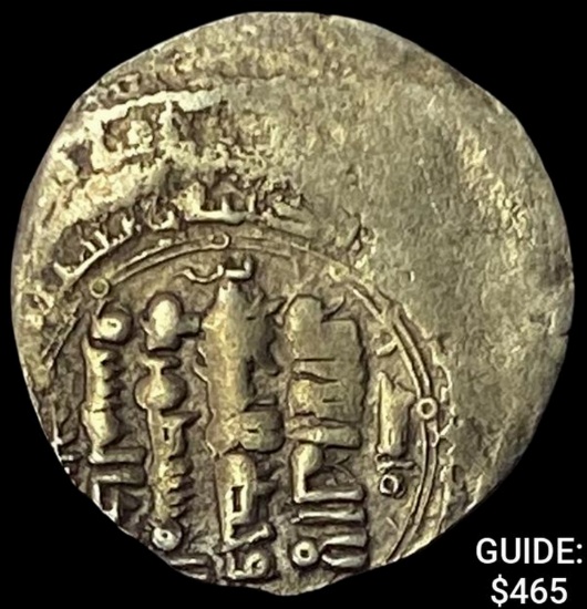 1072-1092 Crusades Seljuk Pale Gold Dinar NEARLY UNCIRCULATED