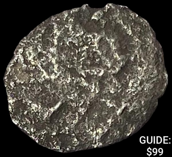 1500s-1600s Spanish Empire Silver 1/2 Reales Cob  NEARLY UNCIRCULATED