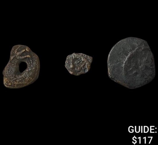 [3]103-76 BC Biblical Widow's Mite Mark 12:41-44  NEARLY UNCIRCULATED