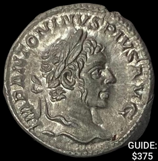 Roman Elagabalus 218-222AD Silver Denarius CHOICE AU
