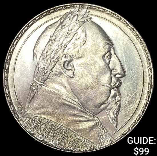 1932 Sweden Silver 2 Kroner Gustaf II Adolf UNCIRCULATED