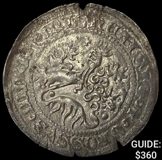 1382-1407 German States Silver Groschen CLOSELY UNCIRCULATED