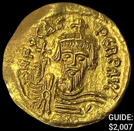 Byzantine Phocas 602-610 .1446oz Gold Solidus UNCIRCULATED