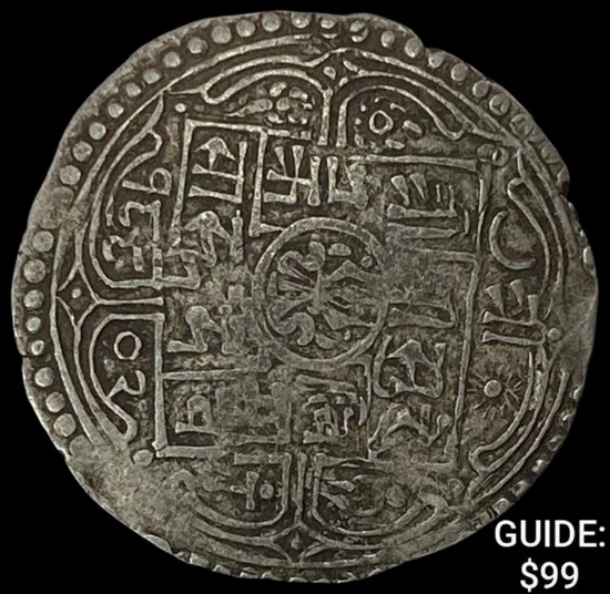 1881-1911 Nepal Silver Mohar NEARLY UNCIRCULATED