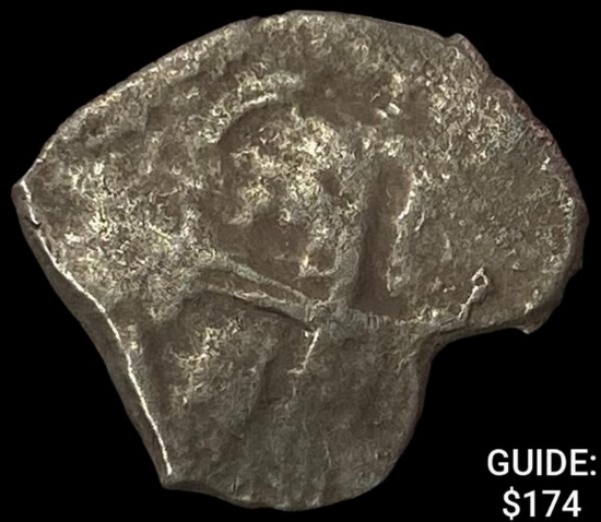 1500s-1600s Spanish Colonial Silver Cob NEARLY UNCIRCULATED
