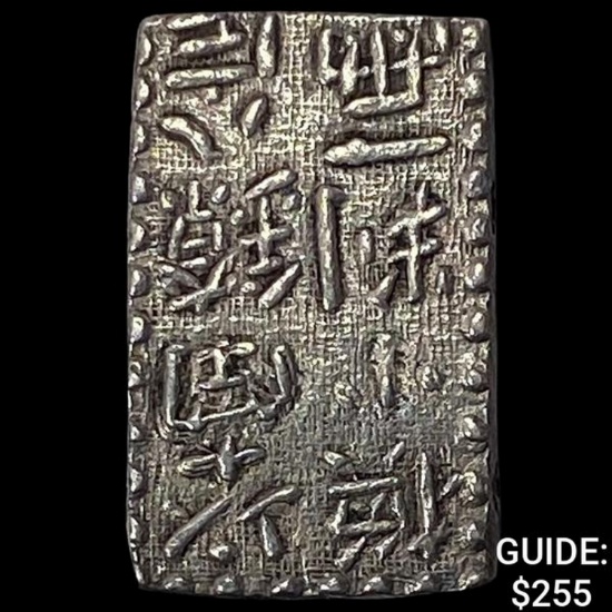 1772-1824 Japan Silver 2 Shu CHOICE AU