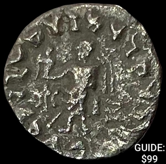 58 BC Biblical Azes I/II 58 BC Silver Drachm NEARLY UNCIRCULATED
