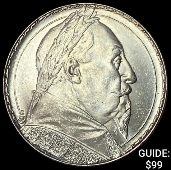 1932 Sweden Silver 2 Kroner Gustaf II Adolf UNCIRCULATED