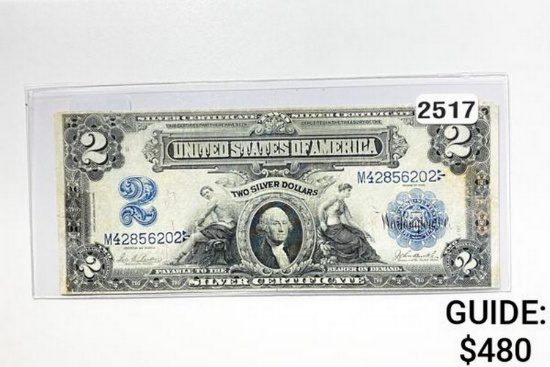 1899 $2 United States Silver Certificate