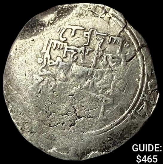 1072-1092 Crusades Seljuk Pale Gold Dinar NEARLY UNCIRCULATED