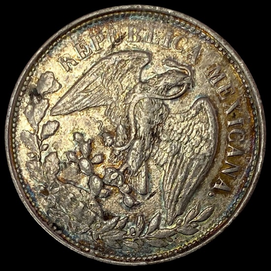 1903Mo AM Mexico Silver Peso CLOSELY UNCIRCULATED
