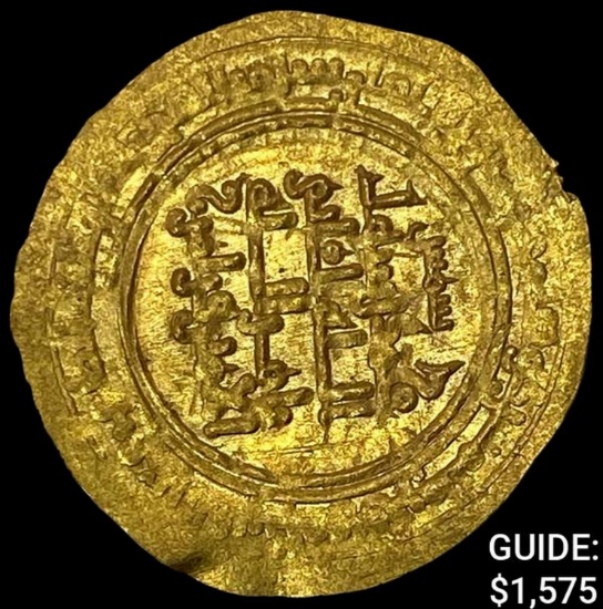 1041-1051 AD Kakawayhids .075oz Gold Dinar NEARLY UNCIRCULATED