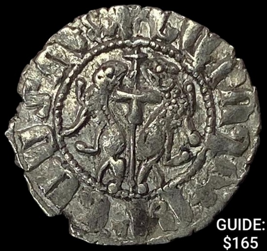 1198-1219 AD Crusades Armenia Silver Tram UNCIRCULATED