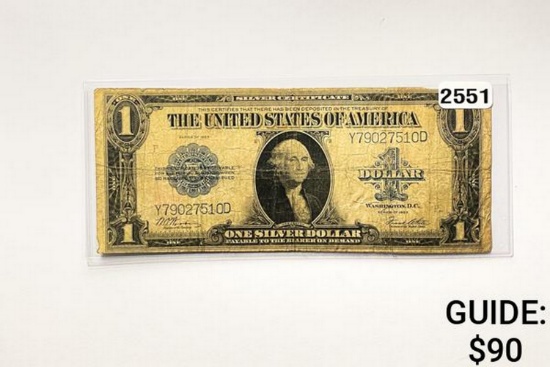 1923 $1 United States SIlver Certificate