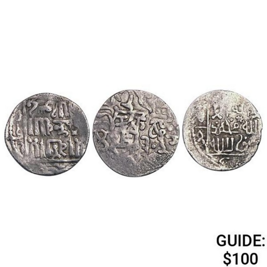 [3]750-1400 Islamic Silver Dirham NEARLY UNCIRCULATED