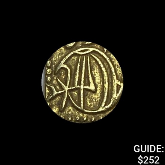 [1868-1869] Japan .029oz Gold 2 Bu CLOSELY UNCIRCULATED