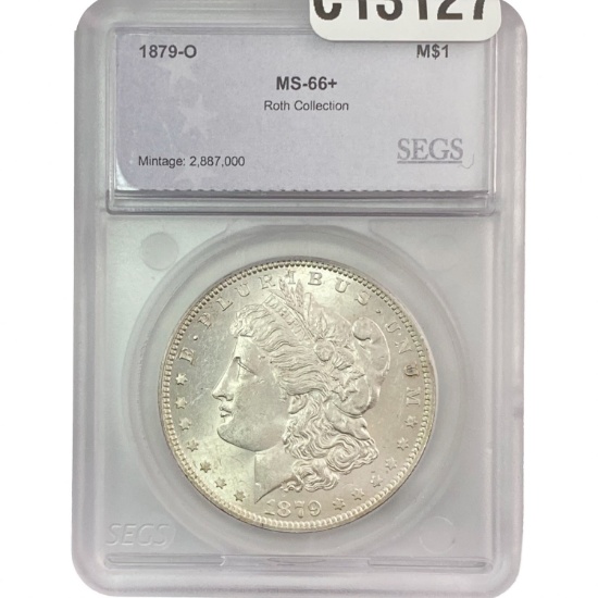 1879-O Morgan Silver Dollar SEGS MS66+