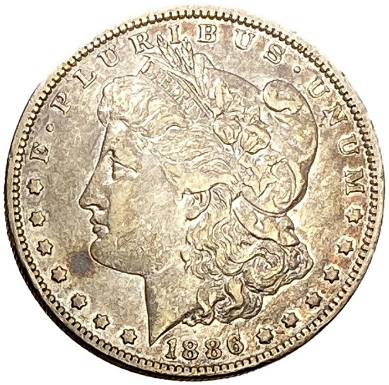 1886-O Morgan Silver Dollar XF
