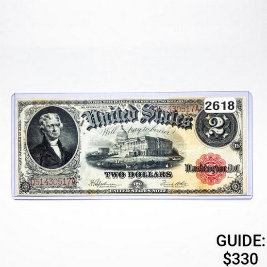 1917 $2 United States Note