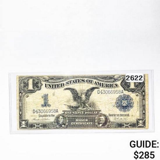 1886 $1 Lg. Size United States Silver Certificate