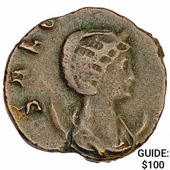 Sasanian Khusru II, AD 591-628 Silver Drachm NGC AU