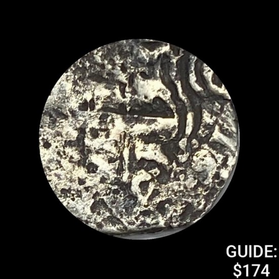 1500s-1600s Spanish Colonial Silver Cob NEARLY UNCIRCULATED