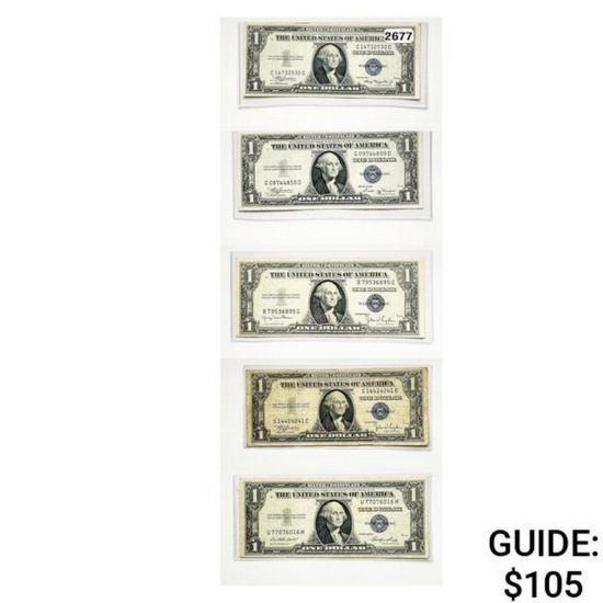 [5]1934A-E $1 United States Silver Certificate