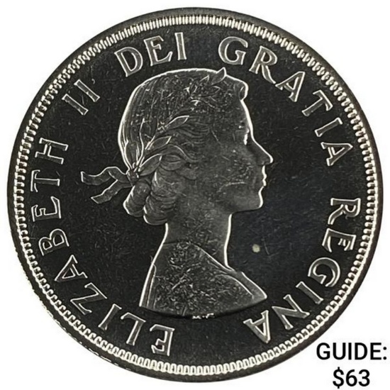 1964 Canada 0.6oz Silver Dollar UNCIRCULATED
