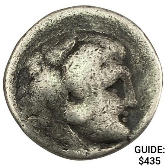 Macedon Alex. III 336-323 BC Silver Tetradrachm LIGHTLY CIRCULATED