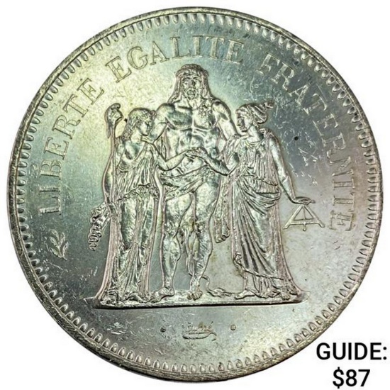 1979 France .8681oz Silver 50 Francs UNCIRCULATED
