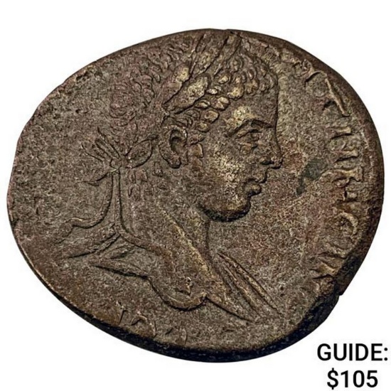 Roman Elagabalus 218-222 AD Silver Tetradrachm NEARLY UNCIRCULATED
