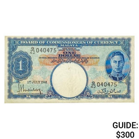 1941 1 Board of Commissioners of Currency Malaya