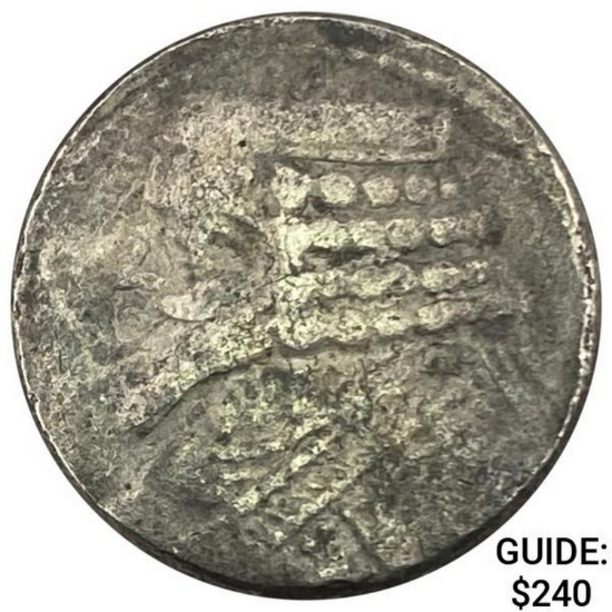 247 BC-224 AD Parthian Silver Tetradrachm NEARLY UNCIRCULATED
