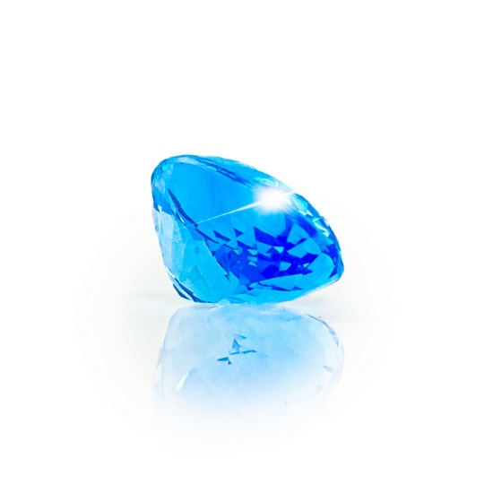 Swiss Blue Topaz Gemsone Brazil Oval 12.120cts